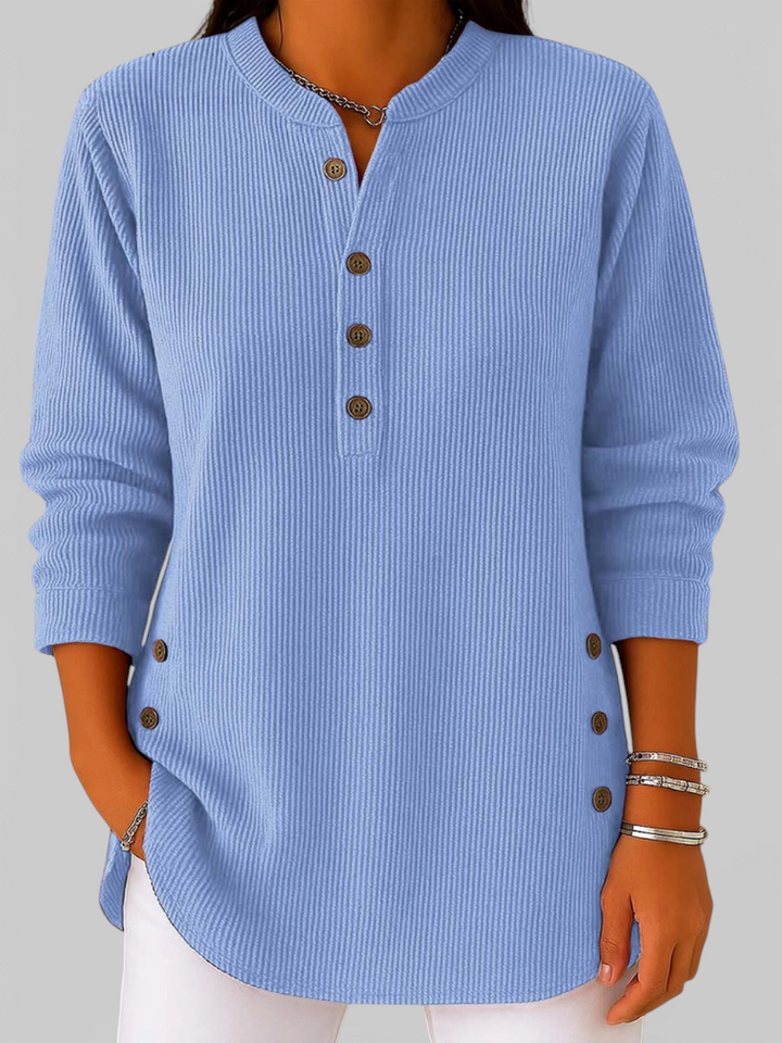 Jette | Casual Henley-trøje